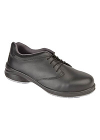 Ladies Black Star Lace Shoe, HIMALAYAN-2214,