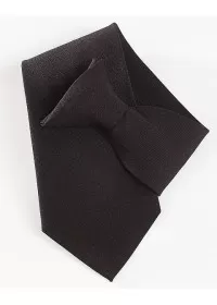 Black clip on Tie