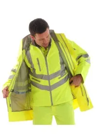Pulsar P487 7 in 1 hi vis jacket