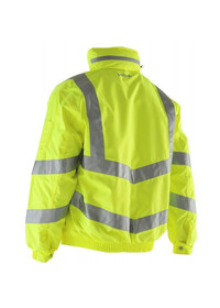 Pulsar Padded Yellow Hi Vis Bomber Jacket P191