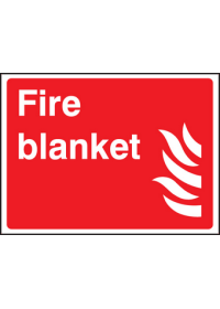 Fire blanket sign