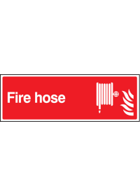 Fire hose sign