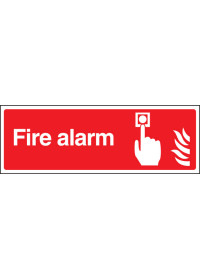 Fire alarm sign