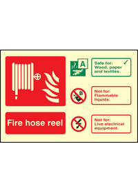 Hose reel ident sign