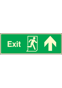 Exit up sign
