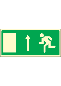 Fire exit up sign