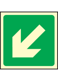 Arrow 45 deg sign