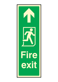 Fire exit up sign