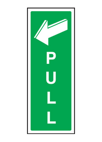 Pull sign