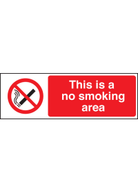 No smoking sign
