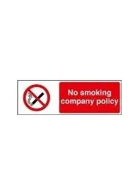 No smoking company policy sign