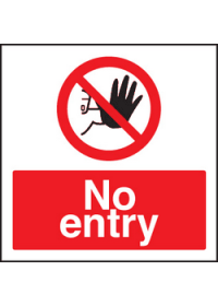 No entry sign