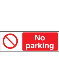 No parking sign