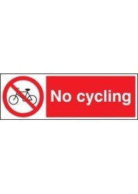 No cycling sign