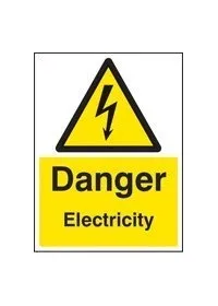 Danger electricity sign