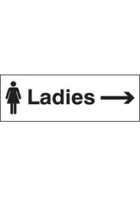 Ladies arrow right sign