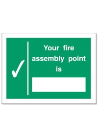 Your assembly point is sign