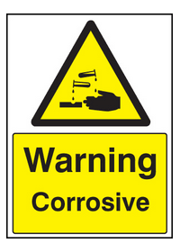 Corrosive sign