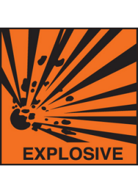 Explosive sign