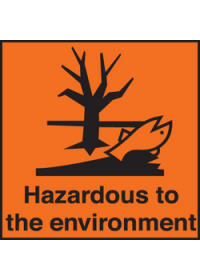 Hazardous to environment sign