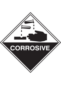 Corrosive sign