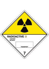 Radioactive II diamond sign