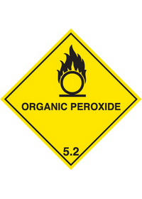 Organic peroxide diamond sign