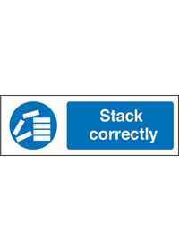 Stack correctly sign