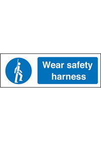 Wear harness sign