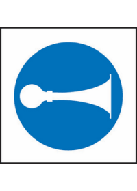 Sound horn symbol sign