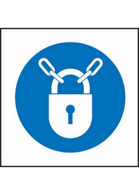 Padlock symbol sign