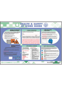 Health & safety at work guide poster 58980