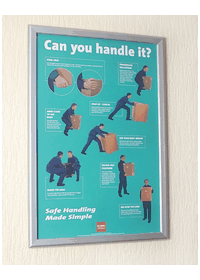Safety poster frame poster 59815