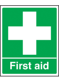 First aid sign