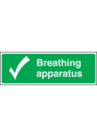 Breathing apparatus sign