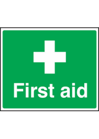 First aid sign