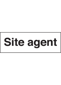 Site agent sign