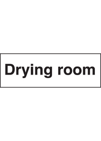 Drying room sign