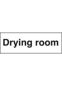 Drying room sign