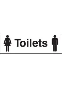 Toilets sign