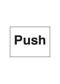 Push sign