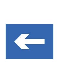 One way arrow sign