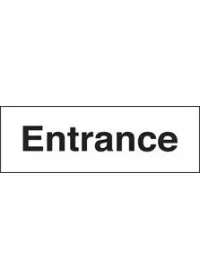 Entrance sign