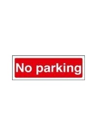 No parking sign