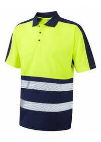 Leo Coolviz 2 Colour Hivis Polo Shirt P10
