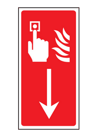 Call point down sign 21002hv