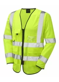 Yellow Long sleeve hi vis vest