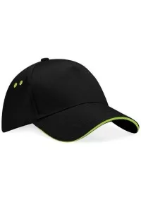 Beechfield BC15C Black/Lime Green