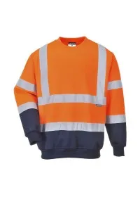 Two Tone Hi-Vis Sweatshirt B306