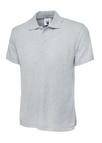 UC103 Heather Grey Polo Shirt